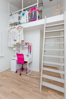 Kawasan kanak-kanak untuk bayi baru lahir dua tingkat