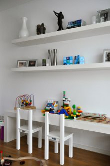 Bahagian kawasan kanak-kanak di apartmen studio