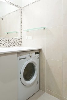 Ергономично разположение на пералнята в банята