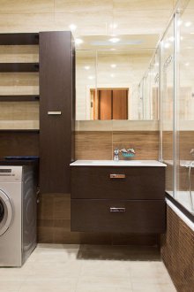 Пералня в кафява баня