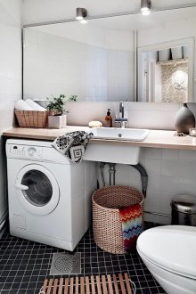 Пералня в лофт стил