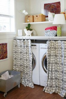 Местоположението на пералнята в банята