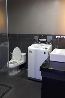 Пералня в сива баня