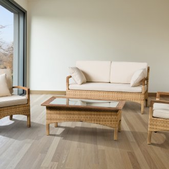 Ламинат в интериора на високотехнологичен апартамент