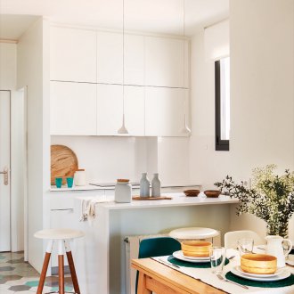 Reka bentuk dapur kecil modular