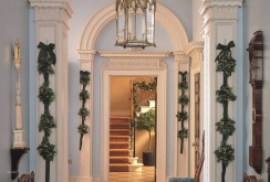 Corridor design with openwork arch