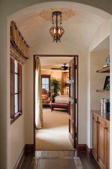 Конструкция на коридор с лепенка