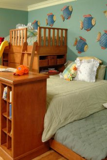 Kinderzimmerdekor für drei Kinder