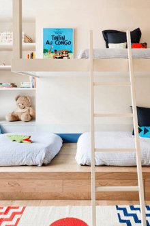 Funktionale Kindergartengestaltung für drei Kinder