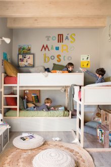 Kinderzimmer für drei Jungen