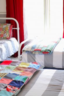 Kindergarten für drei im Patchworkstil