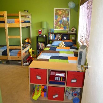 Kinderzimmer für drei