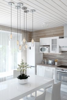 Модерен кухненски интериор в страната