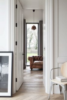 Коридорна ламперия за боядисване