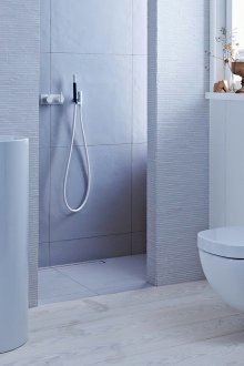 Интериорът на малка баня