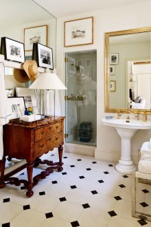 Еклектична малка баня