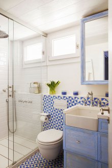 Малка баня в стил Прованс