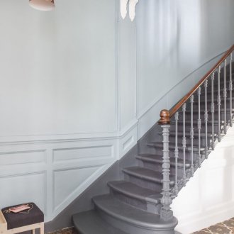 Дизайн на коридор в ретро стил