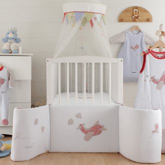 Детско креватче декор руно