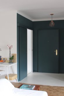 Бюджетен ремонт в студио апартамент в семпъл стил