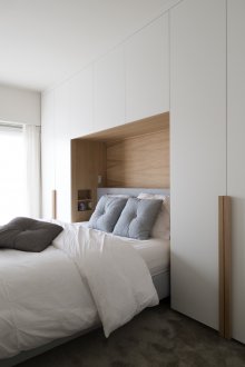 Бюджетен ремонт в студио апартамент в спалнята