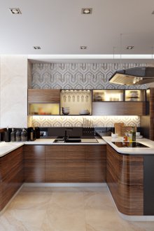 Dapur 9 m persegi Zebrano