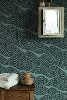 Дизайн на нетъкан тапет за студио апартамент