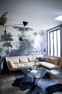 Дизайн на тапети за хол