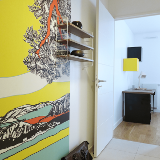 Дизайн на тапети модел