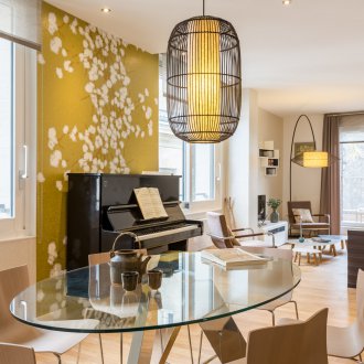 Дизайн на тапети от плат