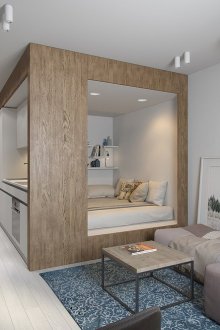 Kotak di odnushka dengan dua orang anak