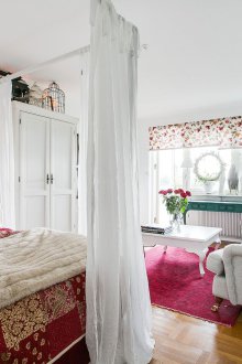 Reka bentuk odnushki dengan dua kanak-kanak dan katil