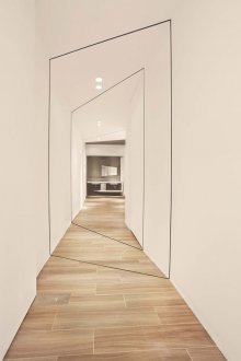 Декорация на коридор във футуристичен стил