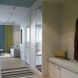 Коридор с мебели за шкафове