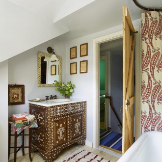 Идеи за дизайн на малка баня в етно стил