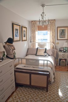 Bilik tidur bergaya Provence Kecil