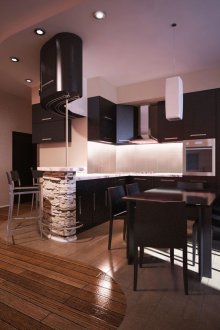 Комбиниране на плочки в кухнята