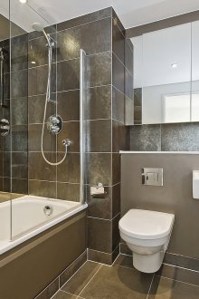 Interior bilik mandi 4 m persegi