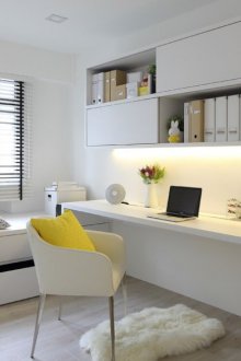 Детска стая в студио апартамент в стила на минимализма