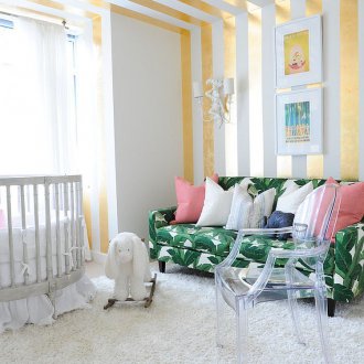 Детска стая в едностаен апартамент в модерен стил