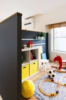 Детска стая в студио апартамент е отделна