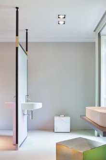 Interior bilik mandi Art Nouveau