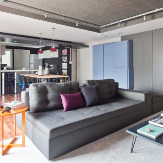 Функционален дизайн на студио апартамент