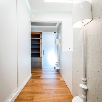 Дизайн на коридор на едностаен апартамент