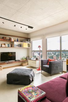 Дизайн на едностаен апартамент в малък размер