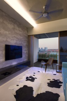 Дизайн едностаен апартамент модерен