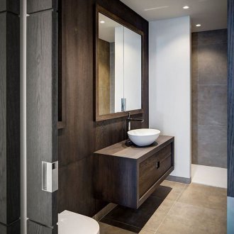 Дизайн на баня с едностаен апартамент