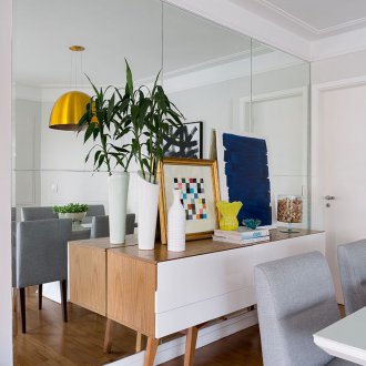 Дизайн на студио апартамент с огледало