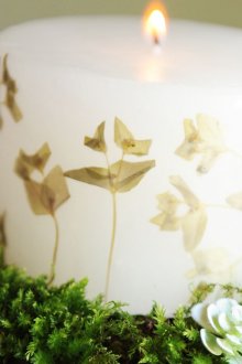 Апликация за декор на свещи