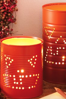 Консерви за свещи за декор